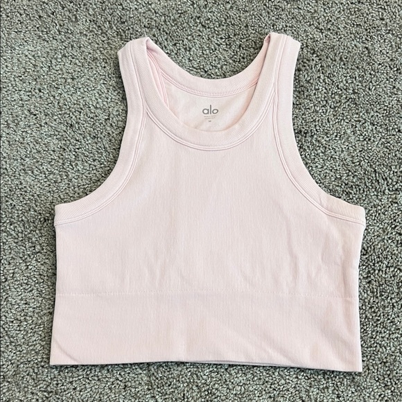 ALO Yoga | Tops | Alo Yoga Light Pink Ribbed Tank | Poshmark